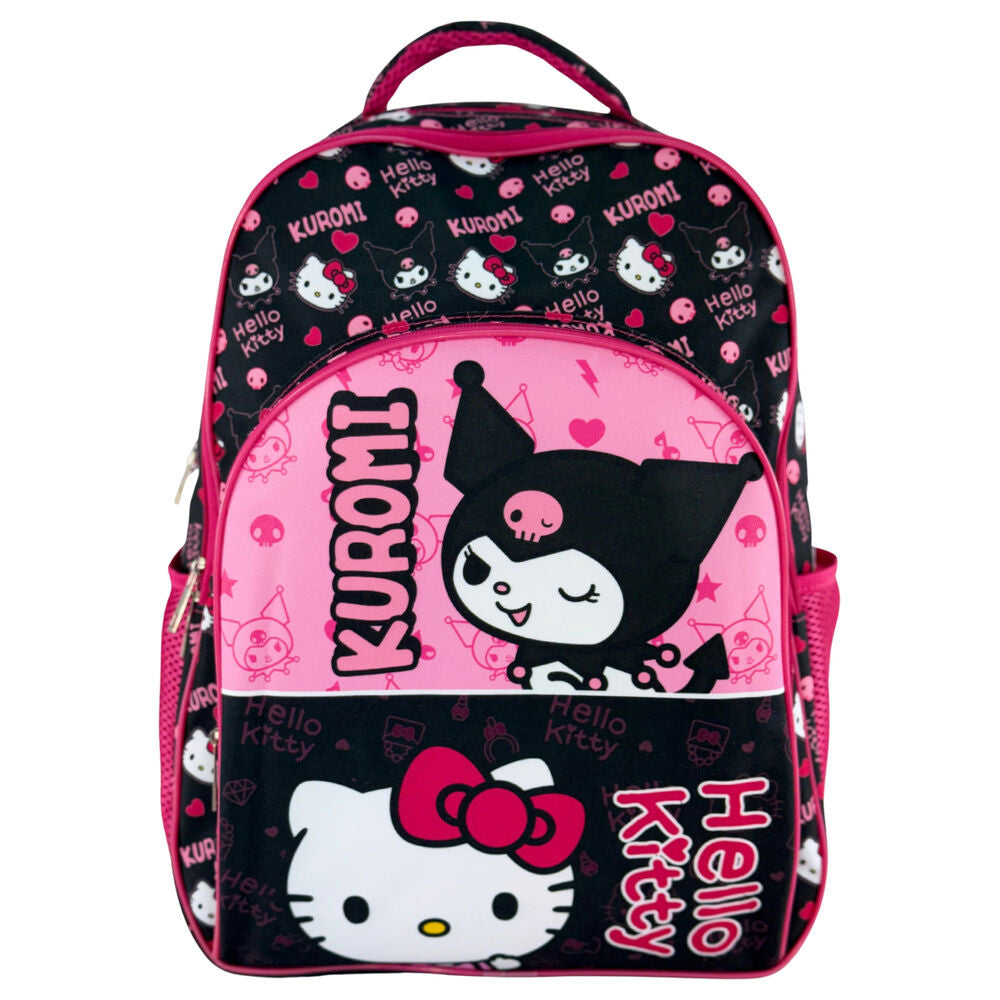 Mochila Kuromi & Hello Kitty 42cm_0