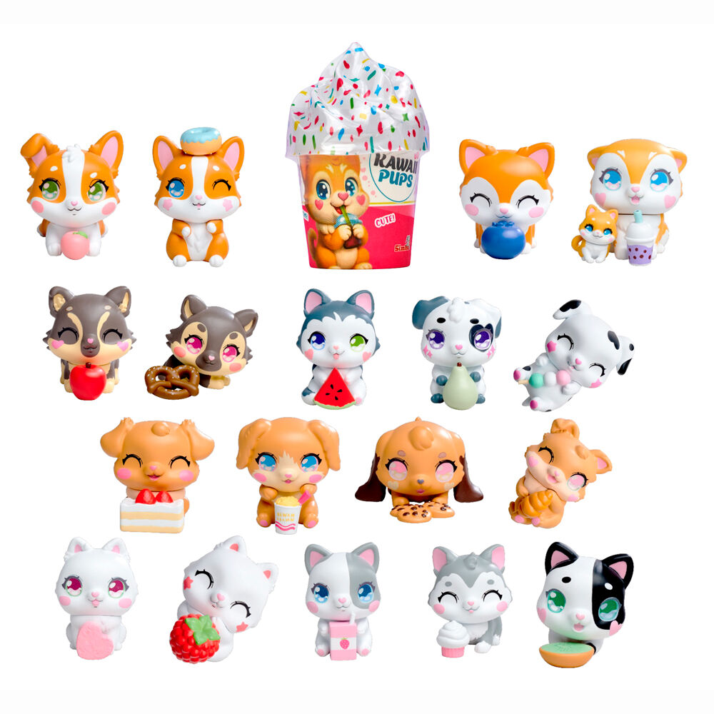 Mini figura Kawaii Pups surtido_0