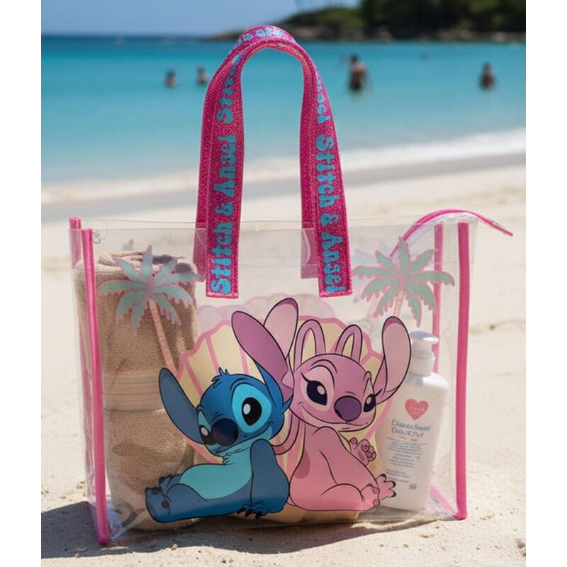 Bolsa playa Angel & Stitch Disney_0