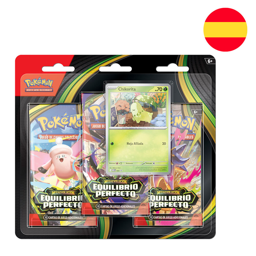 Blister cartas 3 sobres Equilibrio Perfecto Pokemon espaÃ±ol_0