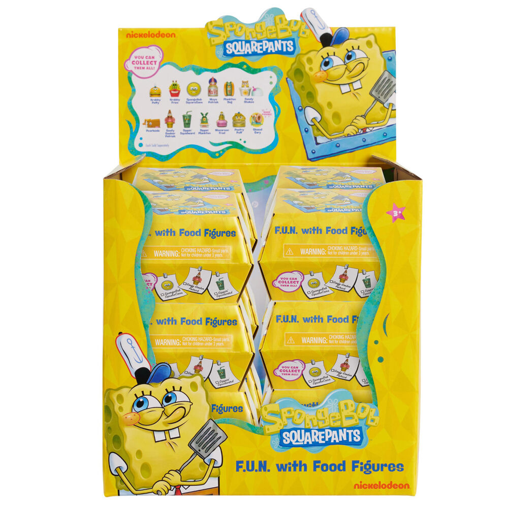 Figura sorpresa F.U.N. Food Squarepants Bob Esponja surtido_0