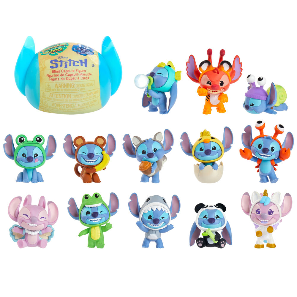 Capsula sorpresa figura Goes Wild Stitch Disney surtido_0