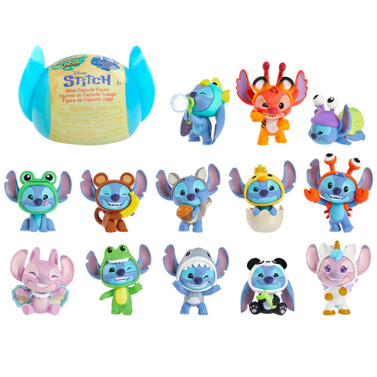 Capsula sorpresa figura Goes Wild Stitch Disney surtido_0