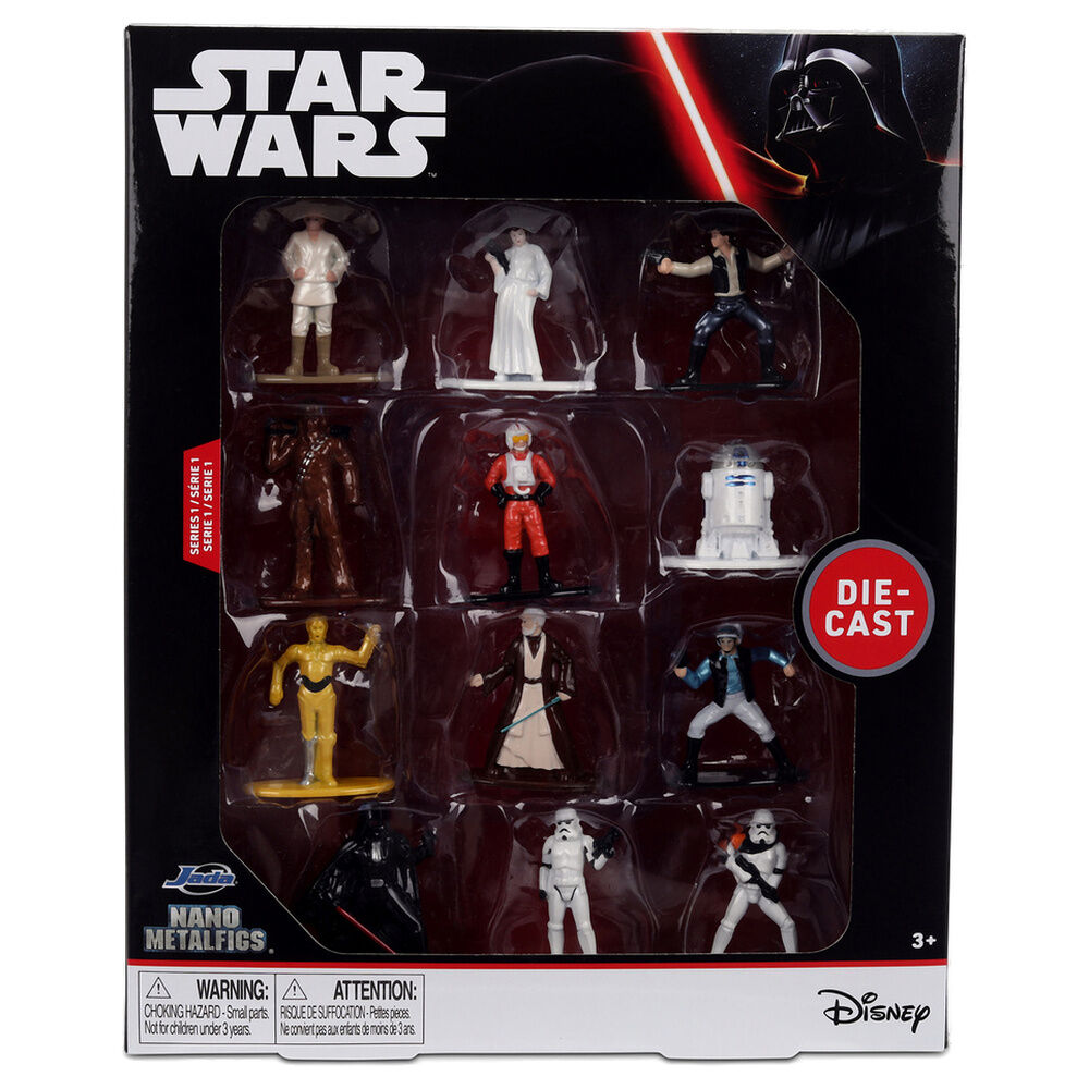 Blister 12 figuras metalfigs Star Wars 4cm_0