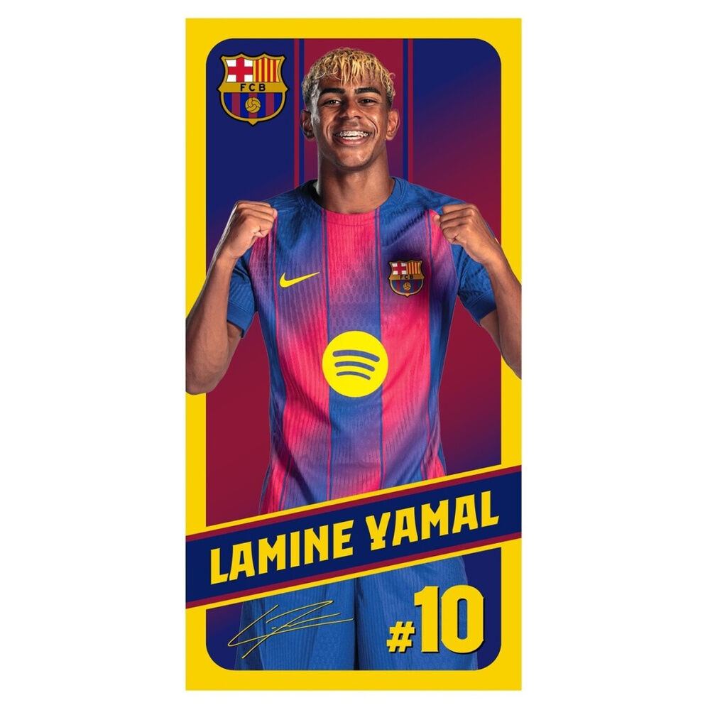 Toalla Lamine Yamal F.C Barcelona microfibra_0