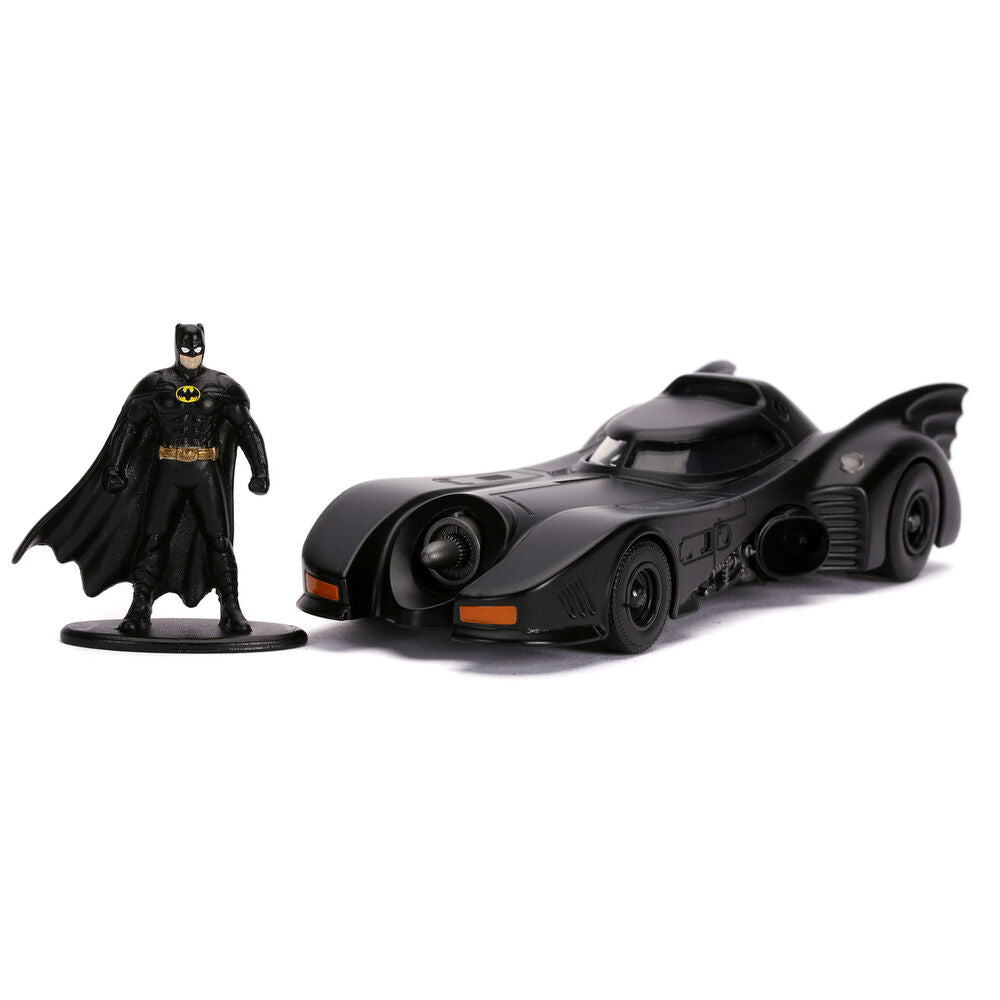 Blister figura Batman + Coche Batmovil 1989 metal DC Comics_0
