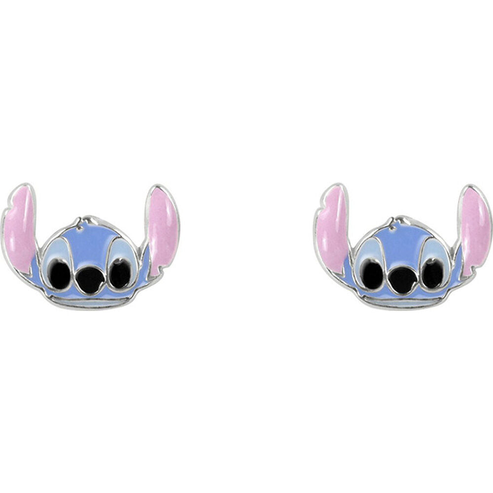 Pendientes Stitch Disney plata_0