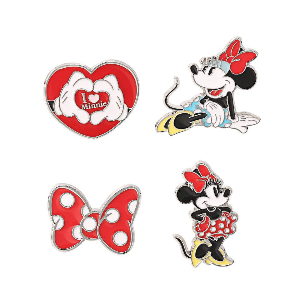 Set 4 pins Minnie Disney_0