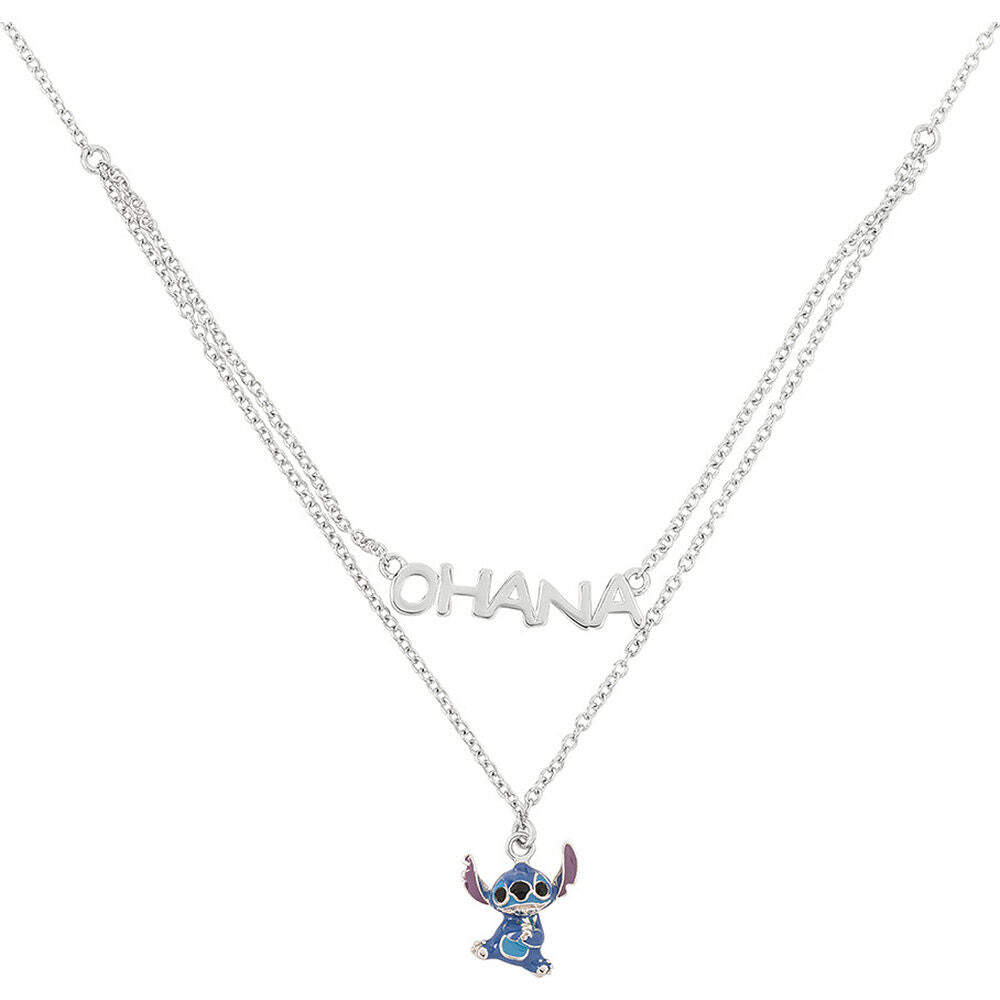 Colgante Ohana Stitch Disney plata_0
