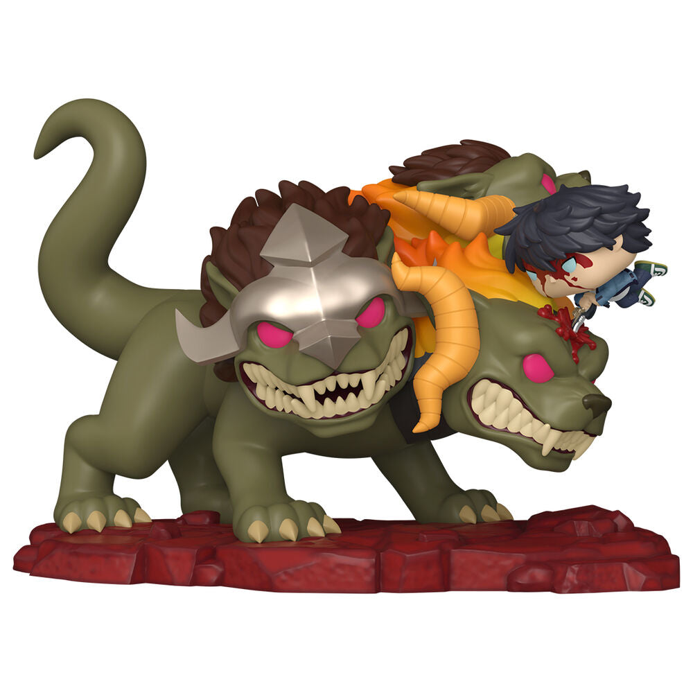 Figura POP Deluxe Solo Leveling Sung Jinwoo vs. Cerberus_0