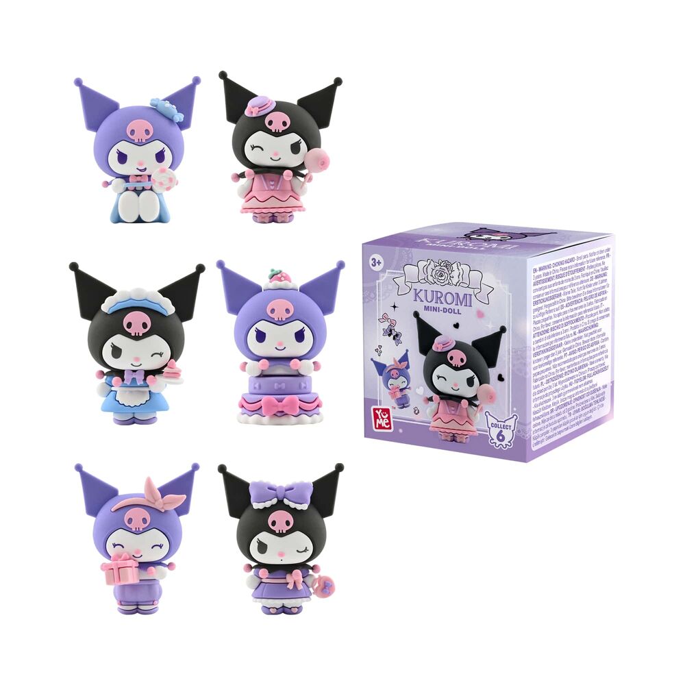 Figura sorpresa Kuromi Birthday Party Hello Kitty 5cm surtido_0