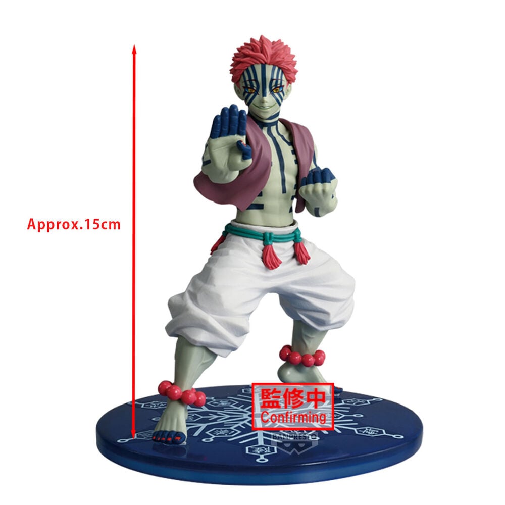Figura Akaza Vibration Star Demon Slayer Kimetsu no Yaiba 15cm_0