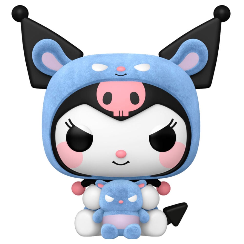 Figura POP Hello Kitty Kuromi As Baku Flocked_0