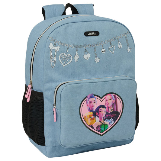 Mochila Huntrix Kpop Demon Hunters 43cm adaptable_0