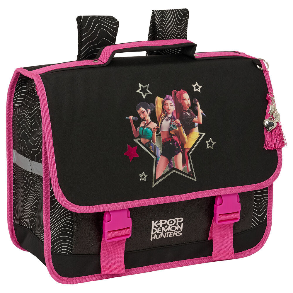 Mochila cartera Energy Kpop Demon Hunters 40cm_0