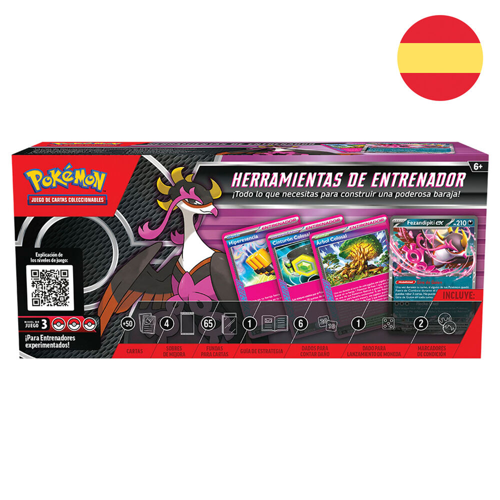 Estuche Kit Herramientas de Entrenador juego cartas coleccionables Pokemon espaÃ±ol_0