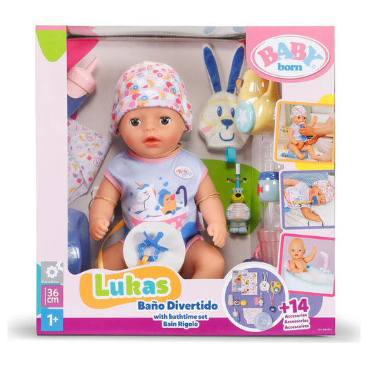 MuÃ±eco Lukas BaÃ±o Divertido Baby Born 36cm_0