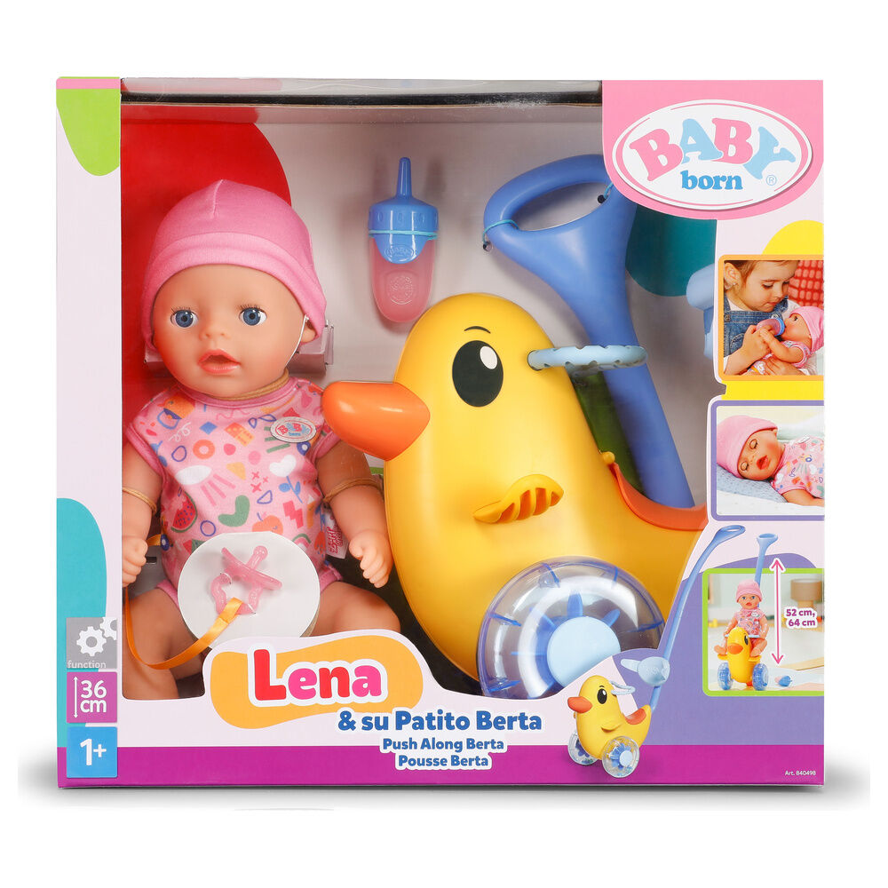MuÃ±eca Lena + Patito Berta Baby Born 36cm_0