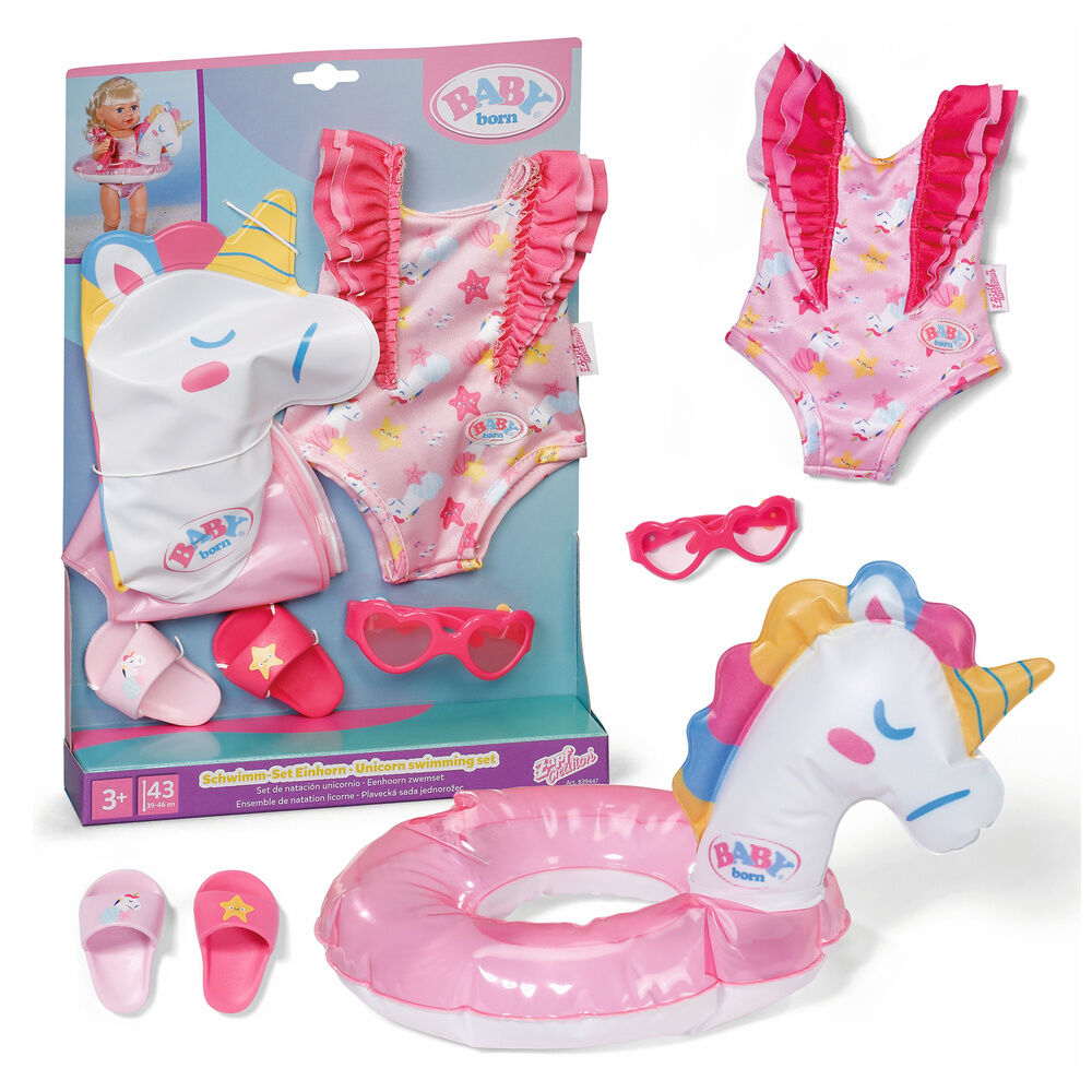 Set de Natação ZAPF CREATION / Unicornio / 43cm / 839447_0