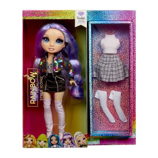MuÃ±eca Violet Style Icons Fashion Dolls Rainbow High_0