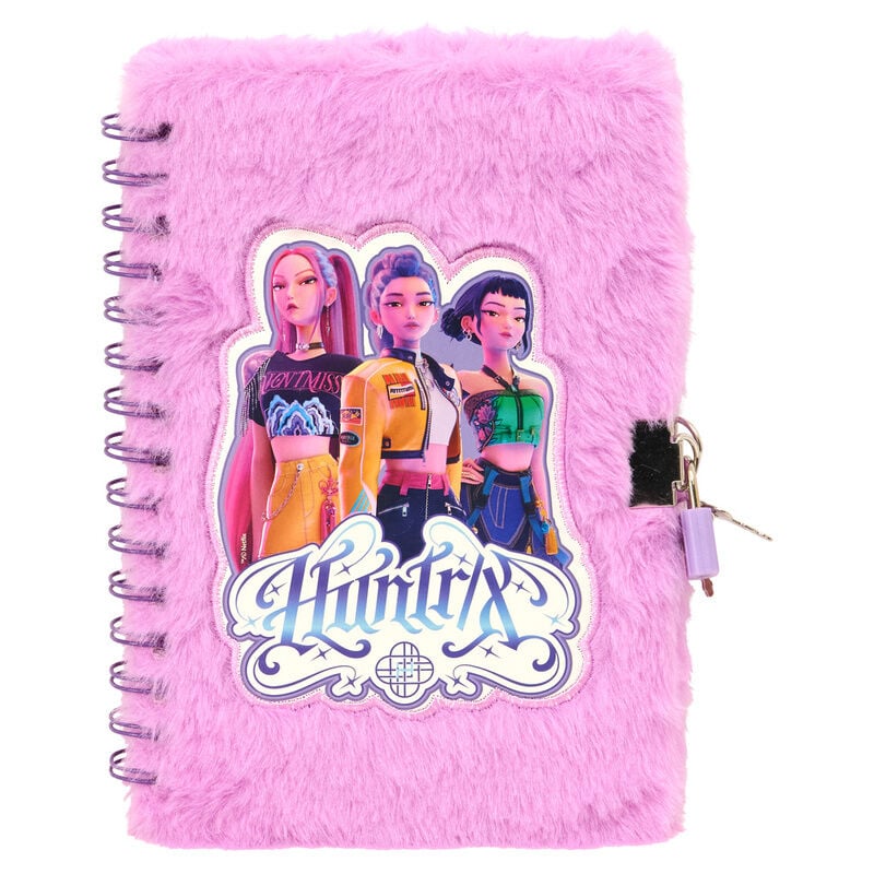 Set Diario + Boligrafo candado Stationery Kpop Demon Hunters_0