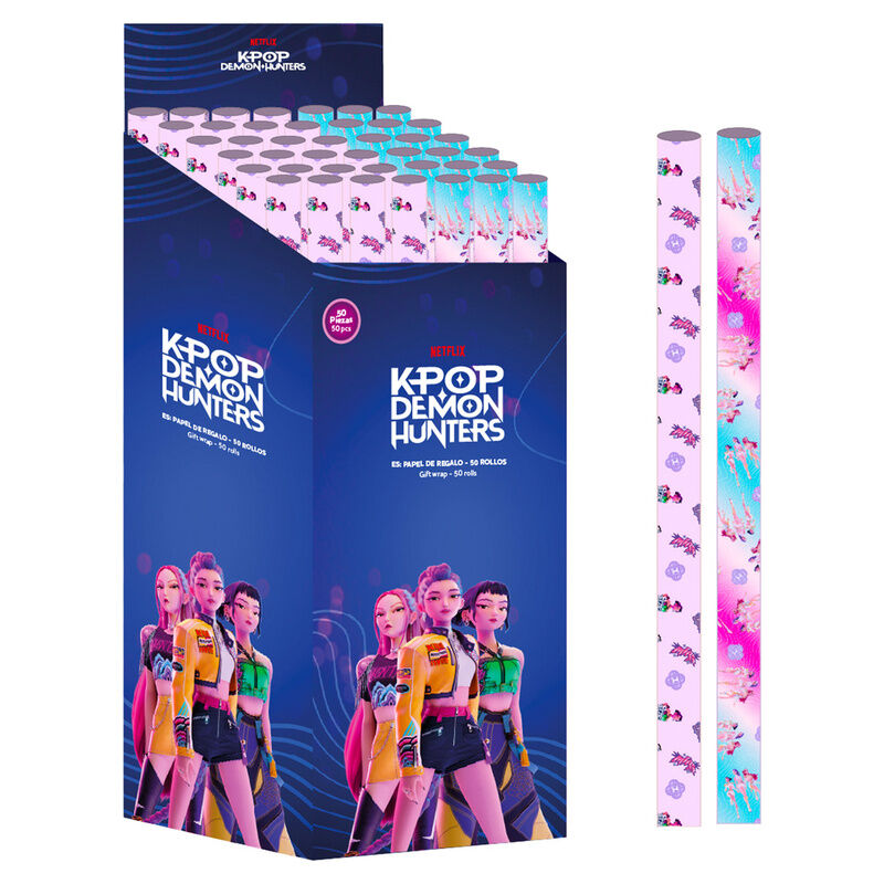 Papel de regalo Kpop Stationery Kpop Demon Hunters surtido_0