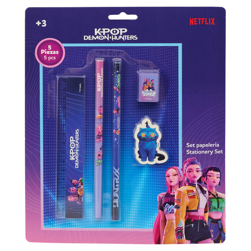 Set escritura Stationery Kpop Demon Hunters_0