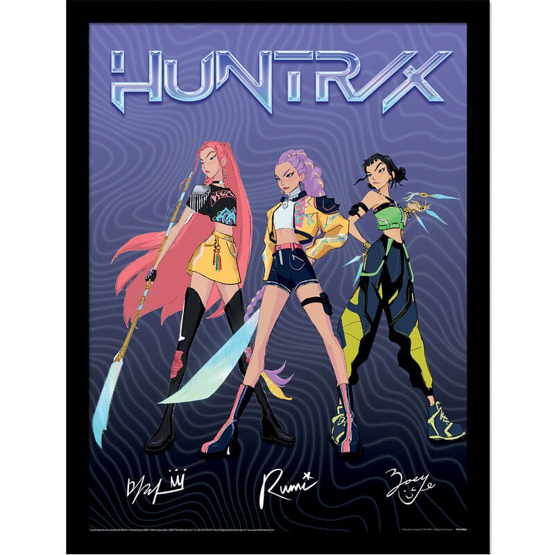 Cuadro KPop Huntrix Signature Demon Hunters_0