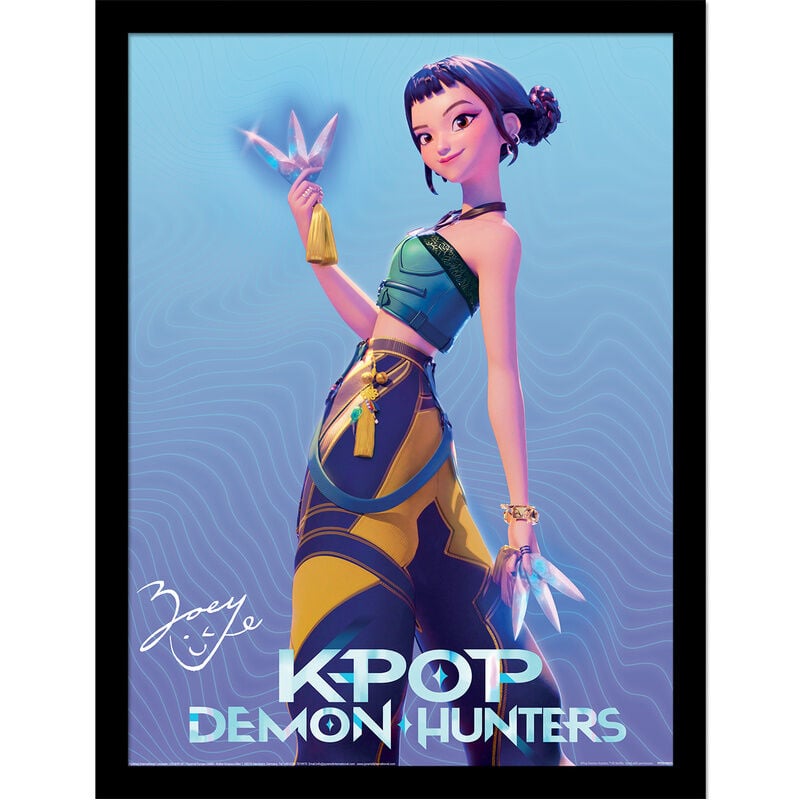 Cuadro KPop Zoey Demon Hunters_0