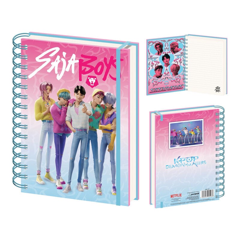 Cuaderno A5 Saja Boys KPop Demon Hunters_0