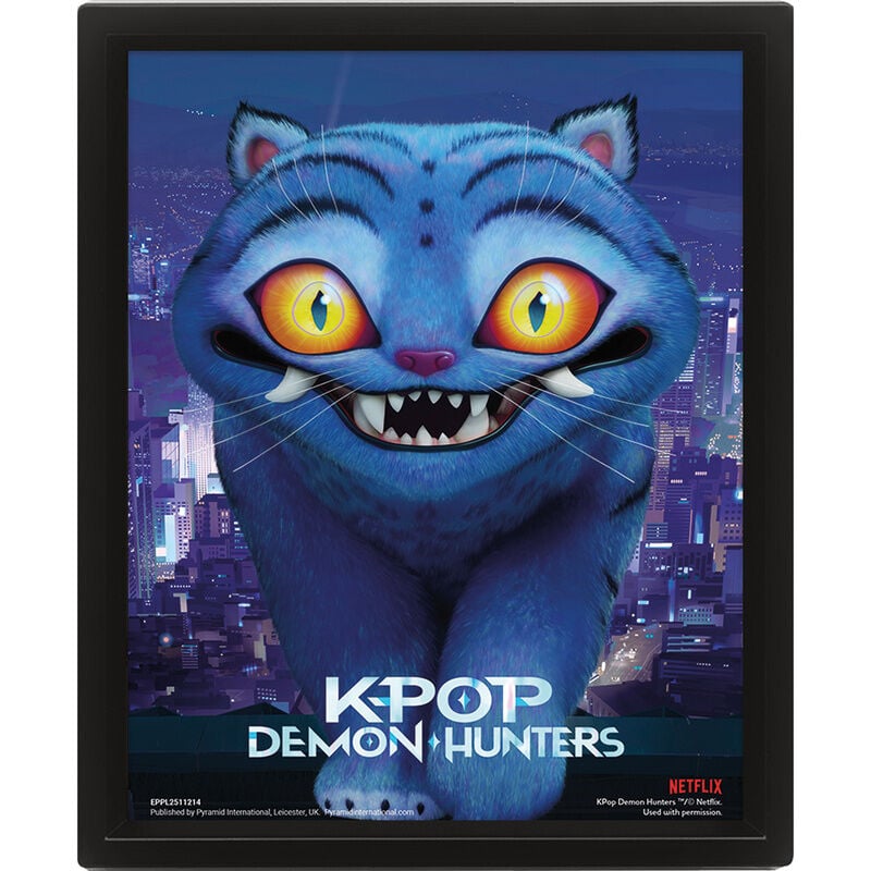 Cuadro 3D Lenticular KPop Derpy Demon Hunters_0
