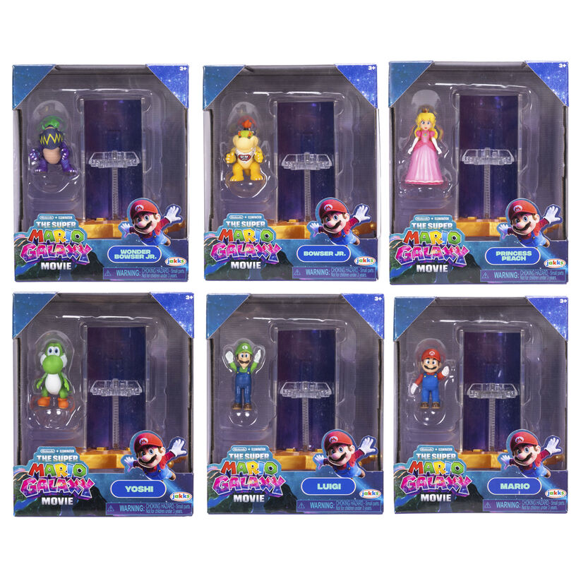 Mini figura Super Mario Galaxy Movie Super Mario Bros surtido_0