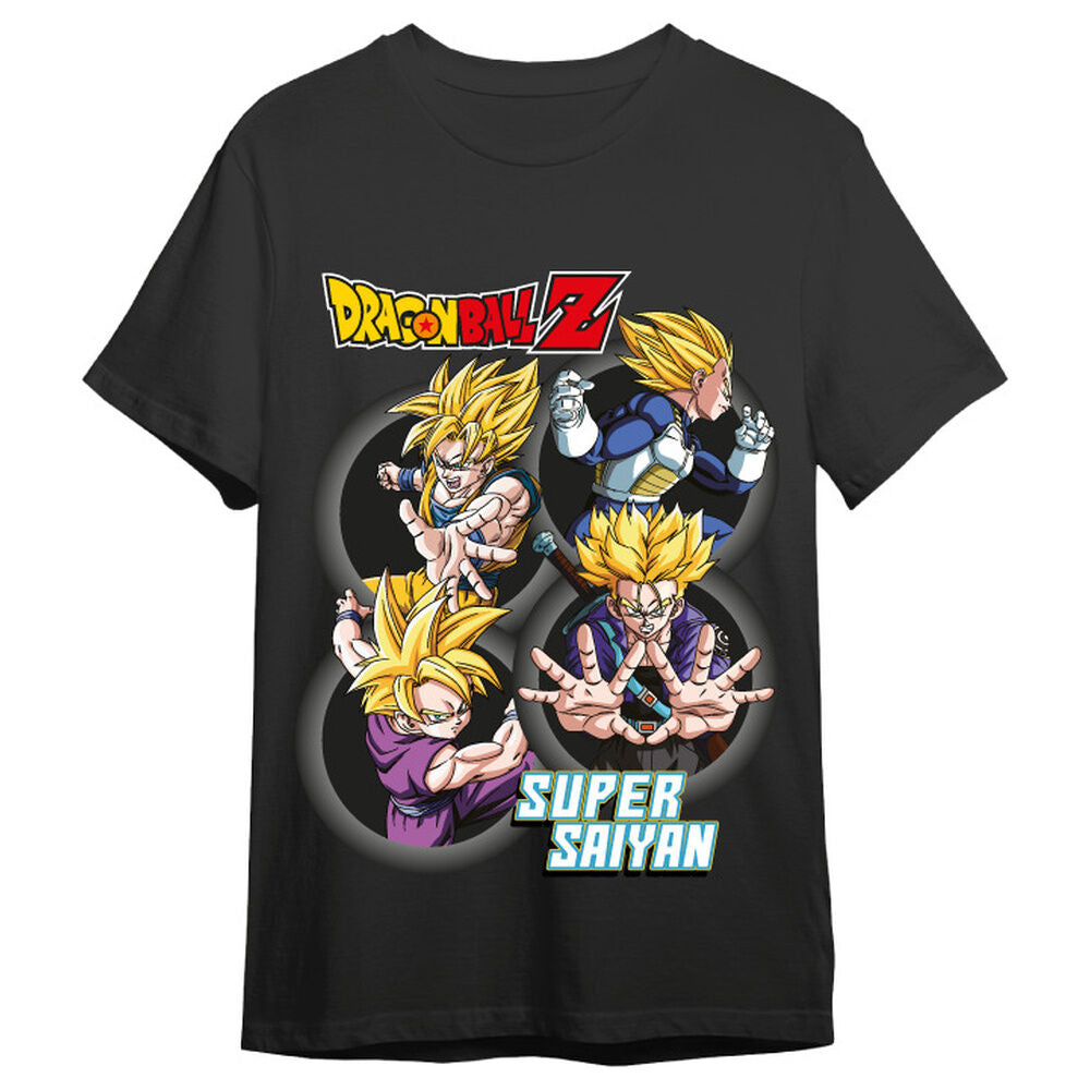 Camiseta Super Saiyans Dragon Ball Z adulto_0