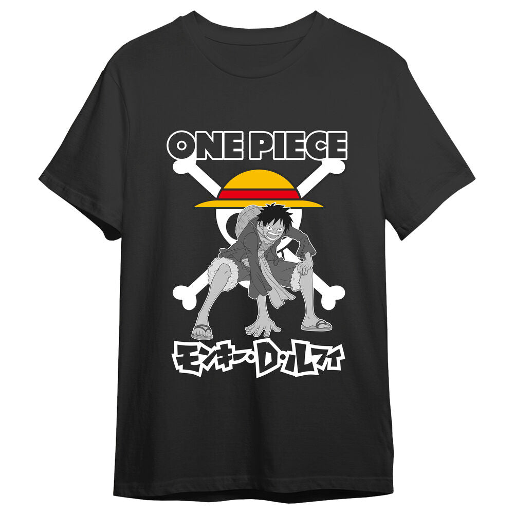 Camiseta Monkey D. Luffy Skull One Piece adulto_0