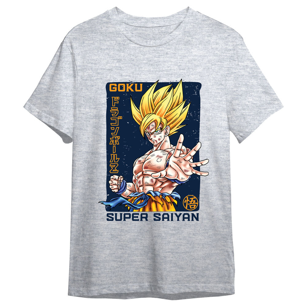 Camiseta Goku Super Saiyan Dragon Ball Z adulto_0