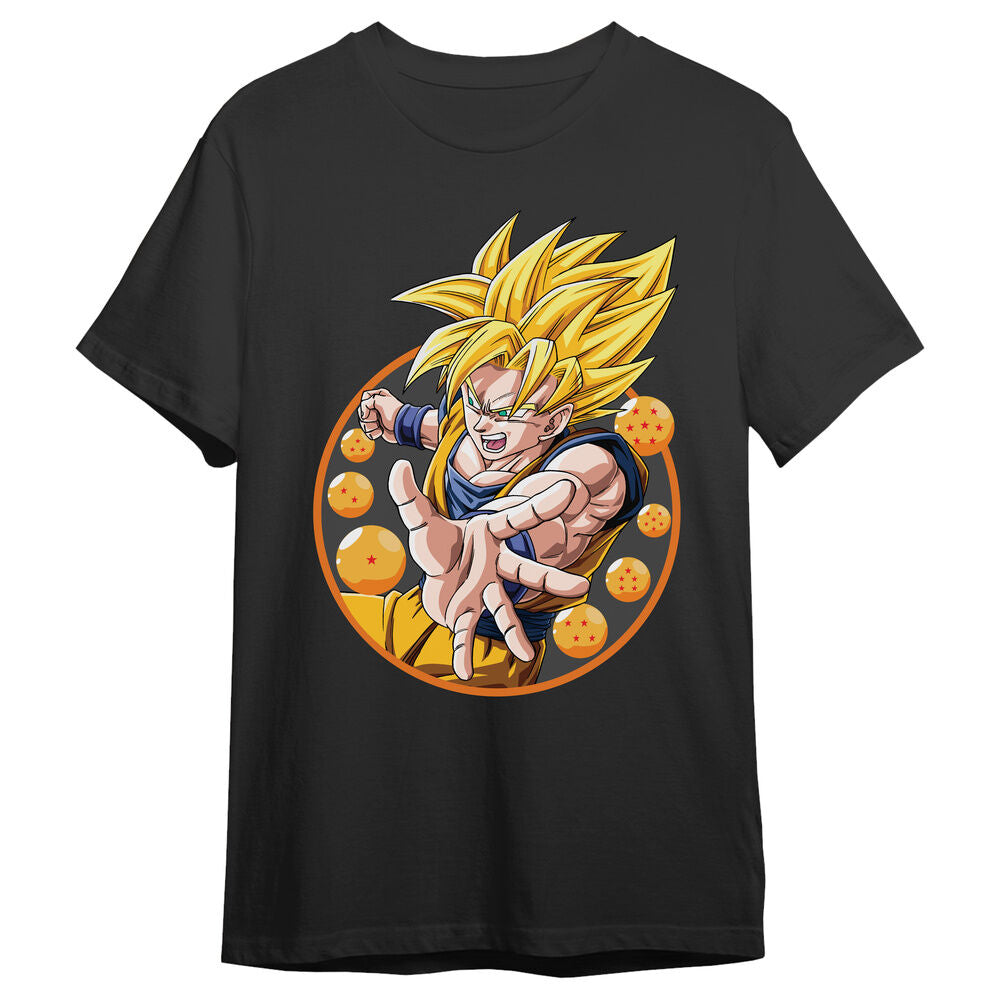 Camiseta Goku Super Saiyan Dragon Ball Z adulto_0