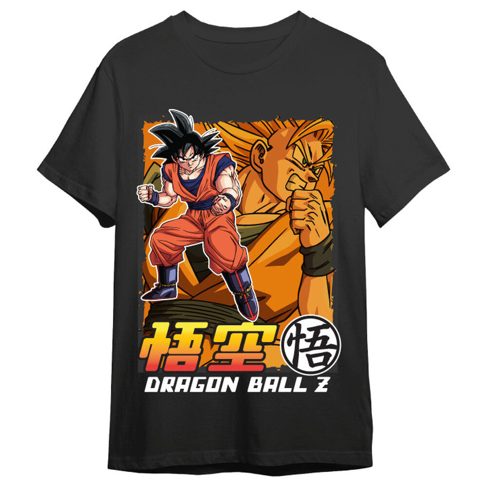 Camiseta Goku & Goku Super Saiyan Dragon Ball Z adulto_0