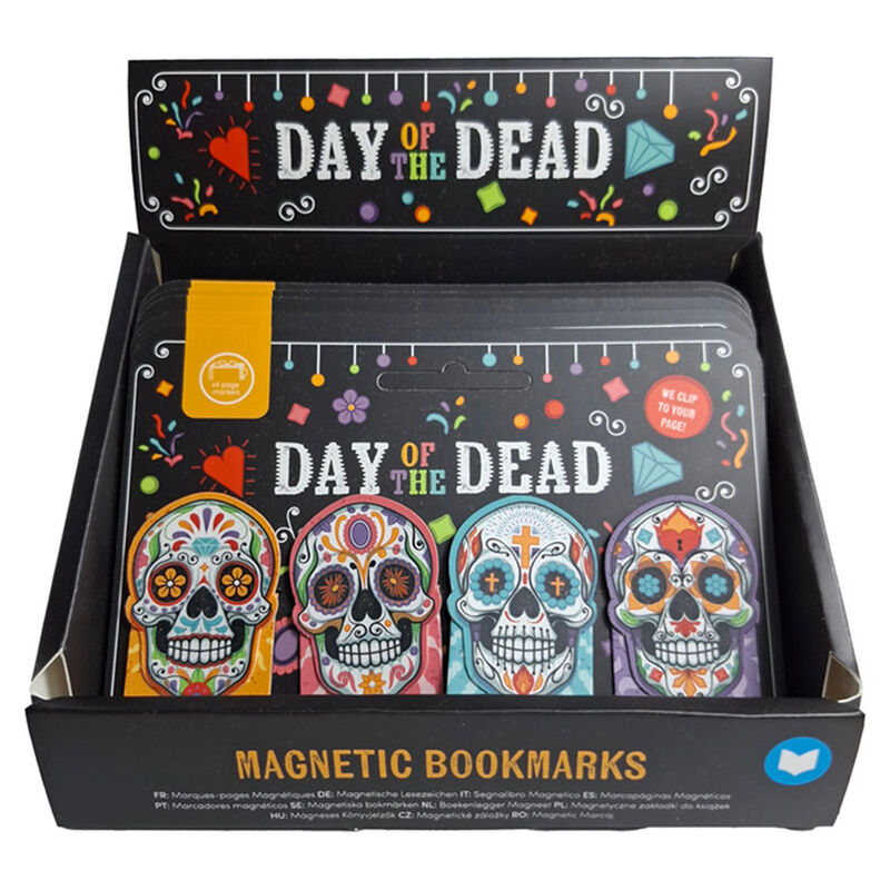 Set marcapaginas MagnÃ©ticos DÃ­a de los Muertos_0