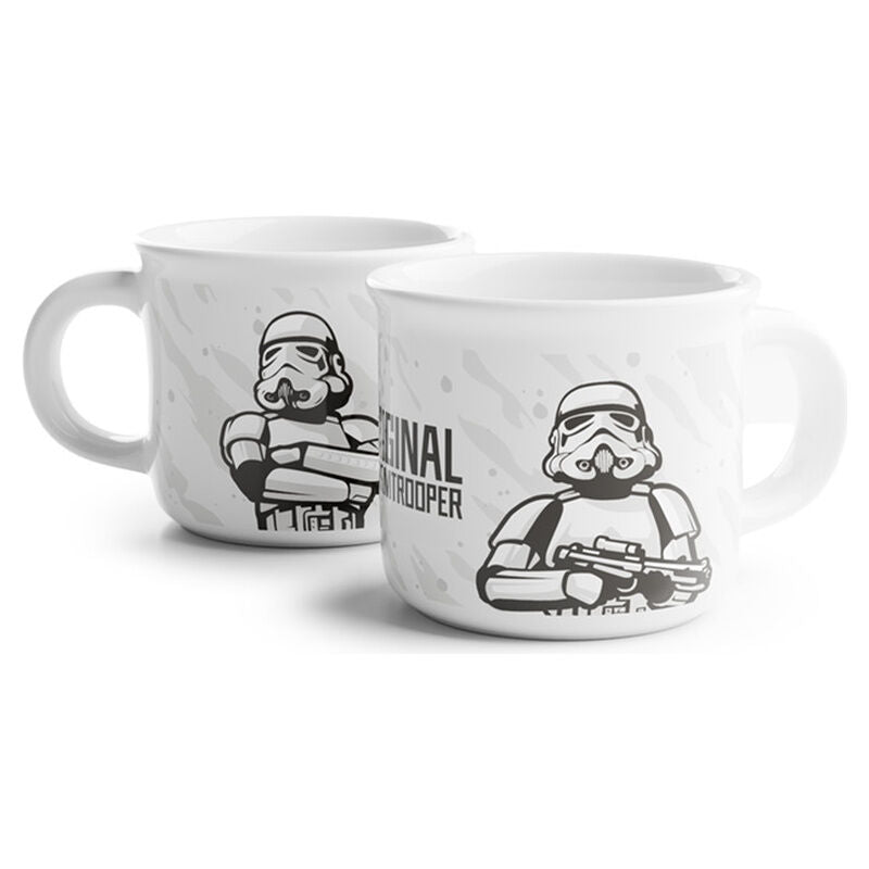 Set 2 tazas cafe Soldado Imperial Stormtrooper Star Wars 100ml_0