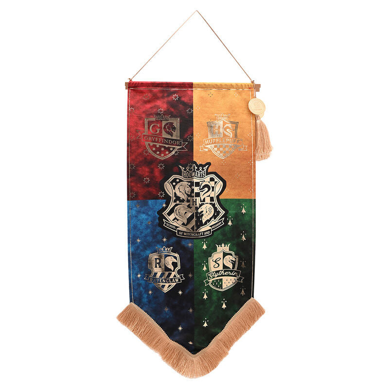 Estandarte Casas Hogwarts Harry Potter_0