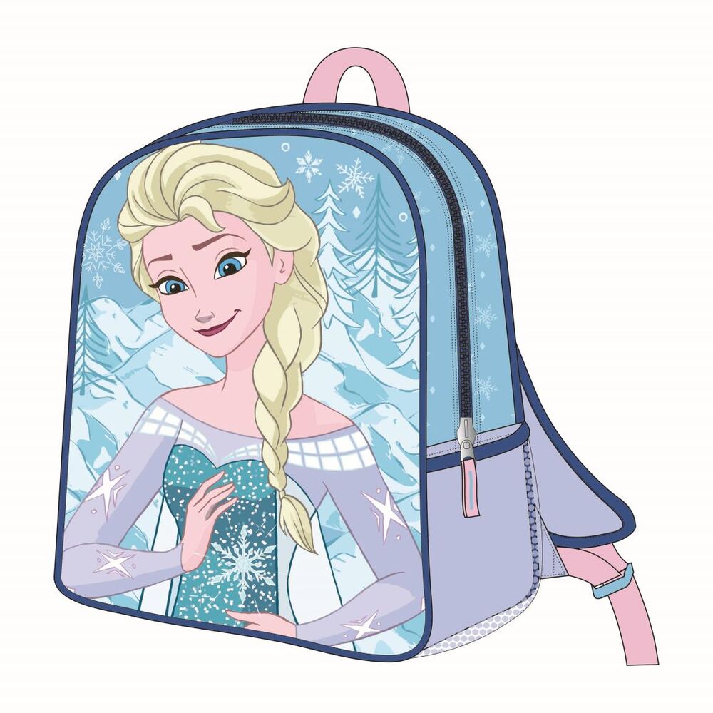 Mochila 3D Elsa Frozen Disney 30cm_0