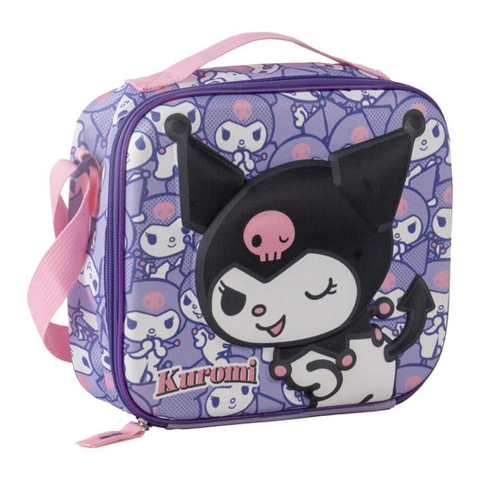 Bolsa portameriendas 3D Kuromi Hello Kitty_0