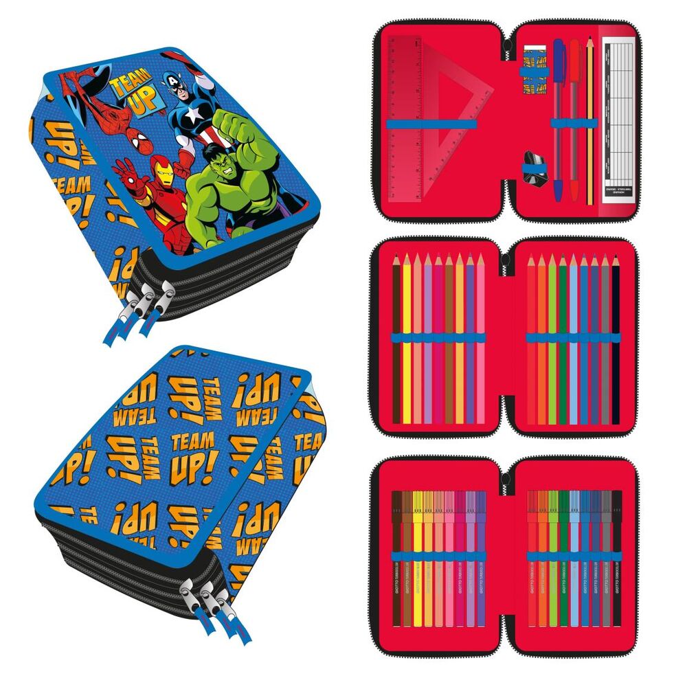 Plumier Vengadores Avengers Marvel triple_0