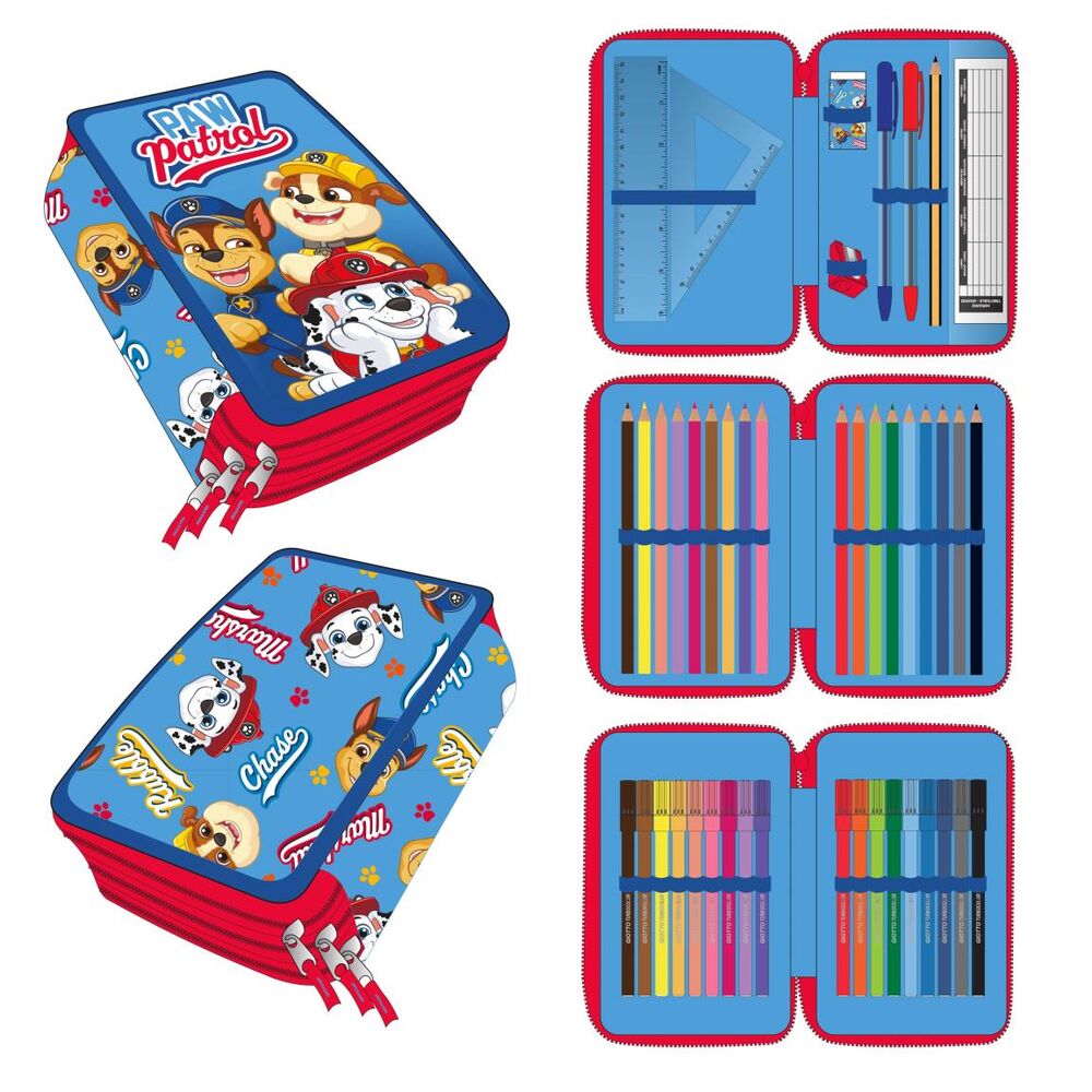 Plumier Patrulla Canina Paw Patrol triple_0