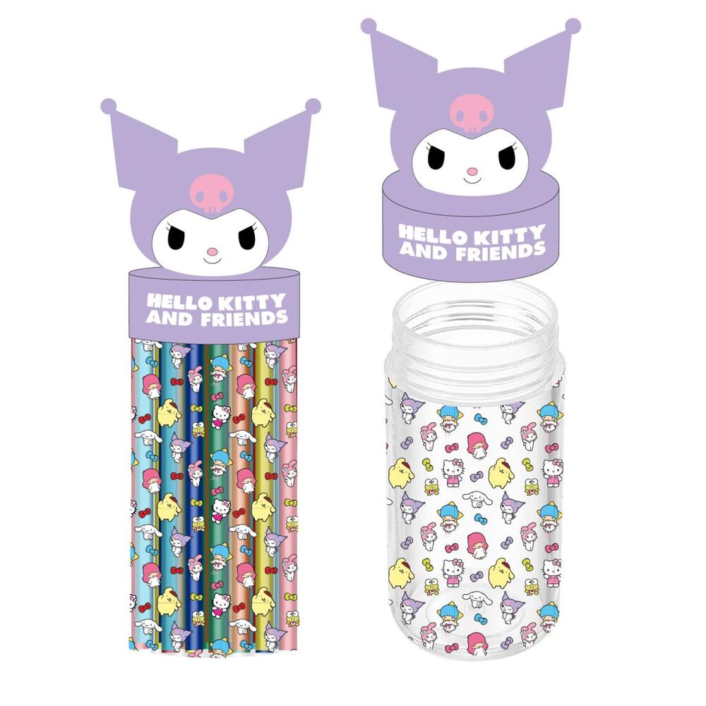 Portatodo bote Kuromi Hello Kitty_0