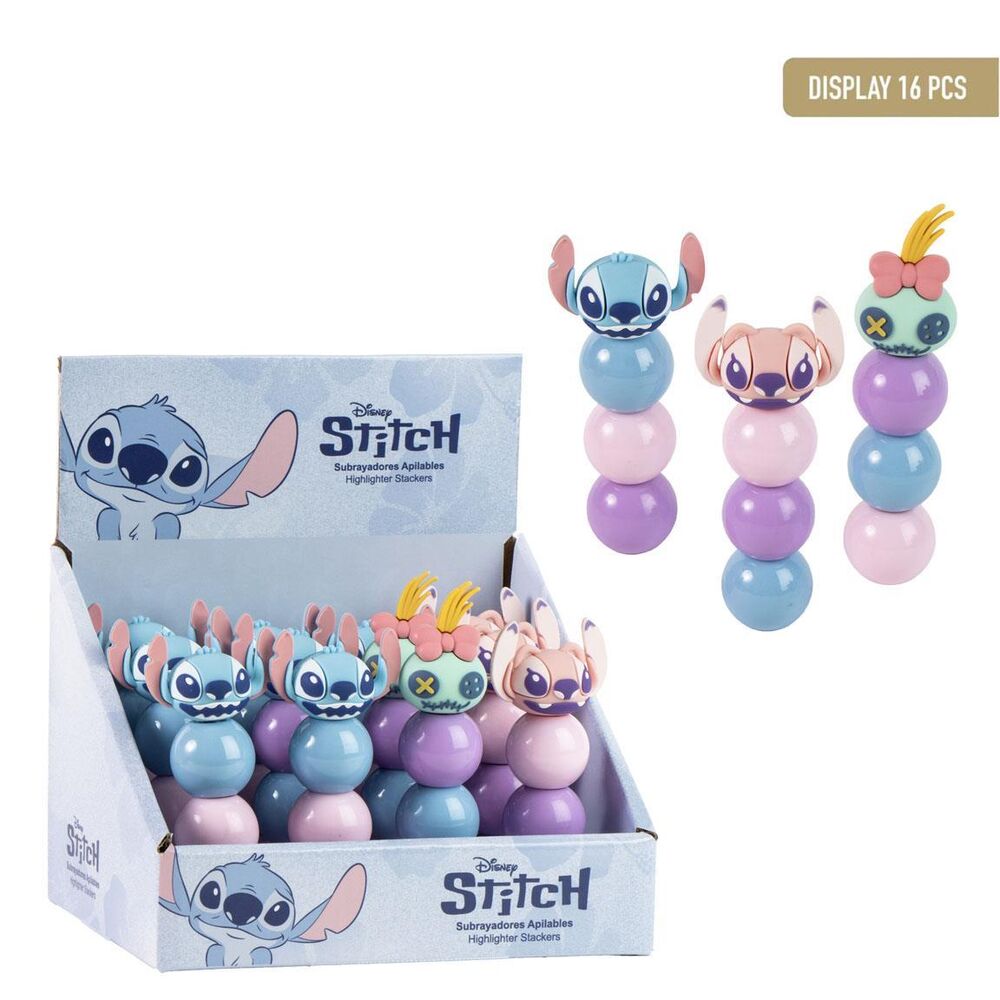 Subrayador apilable Stitch Disney surtido_0