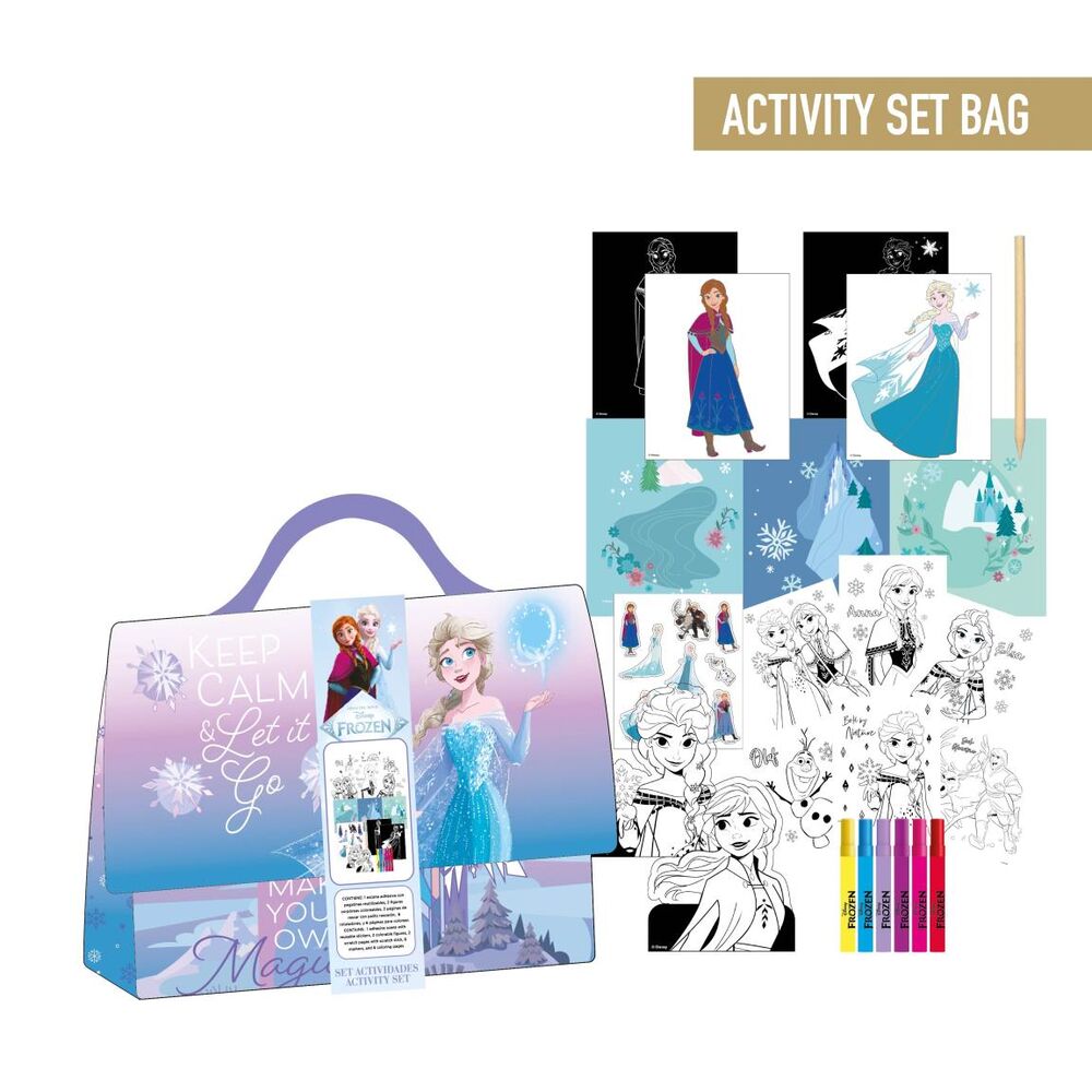 Bolso set coloreable Frozen Disney_0