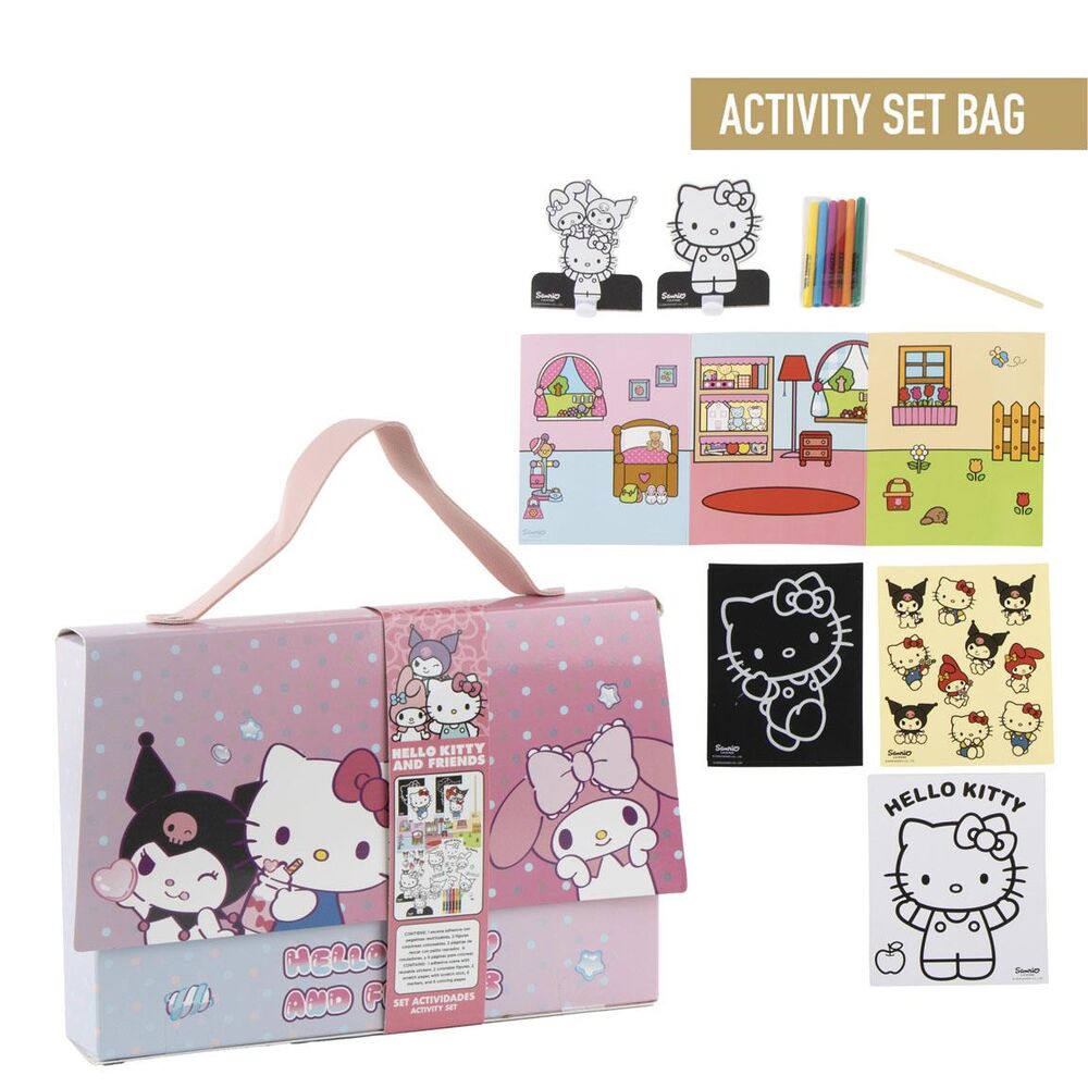 Bolso set coloreable Hello Kitty and Friends_0