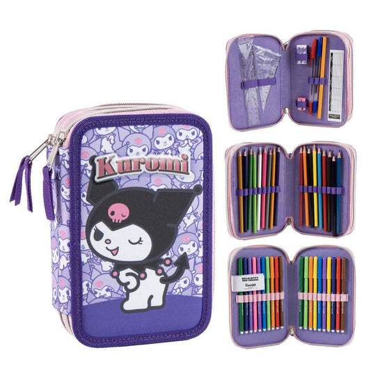 Plumier Kuromi Hello Kitty triple_0