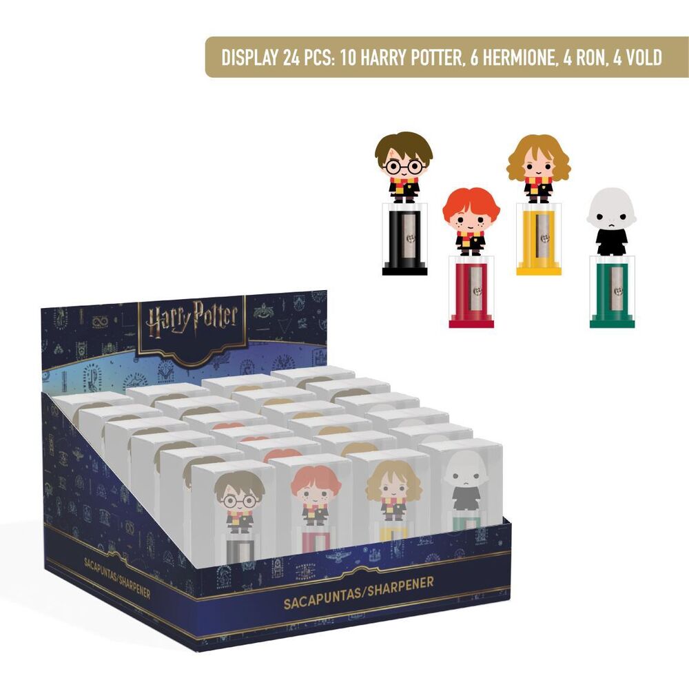 Sacapuntas contenedor Harry Potter surtido_0